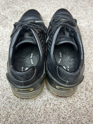 Oakley Carbon Pro Black Golf Shoes Mens Size 8 Leather Cleats
