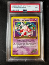 Sabrina's Mr. Mime - Pokemon 2000 Gym Challenge - 59/132 - PSA 9 MINT on eBay