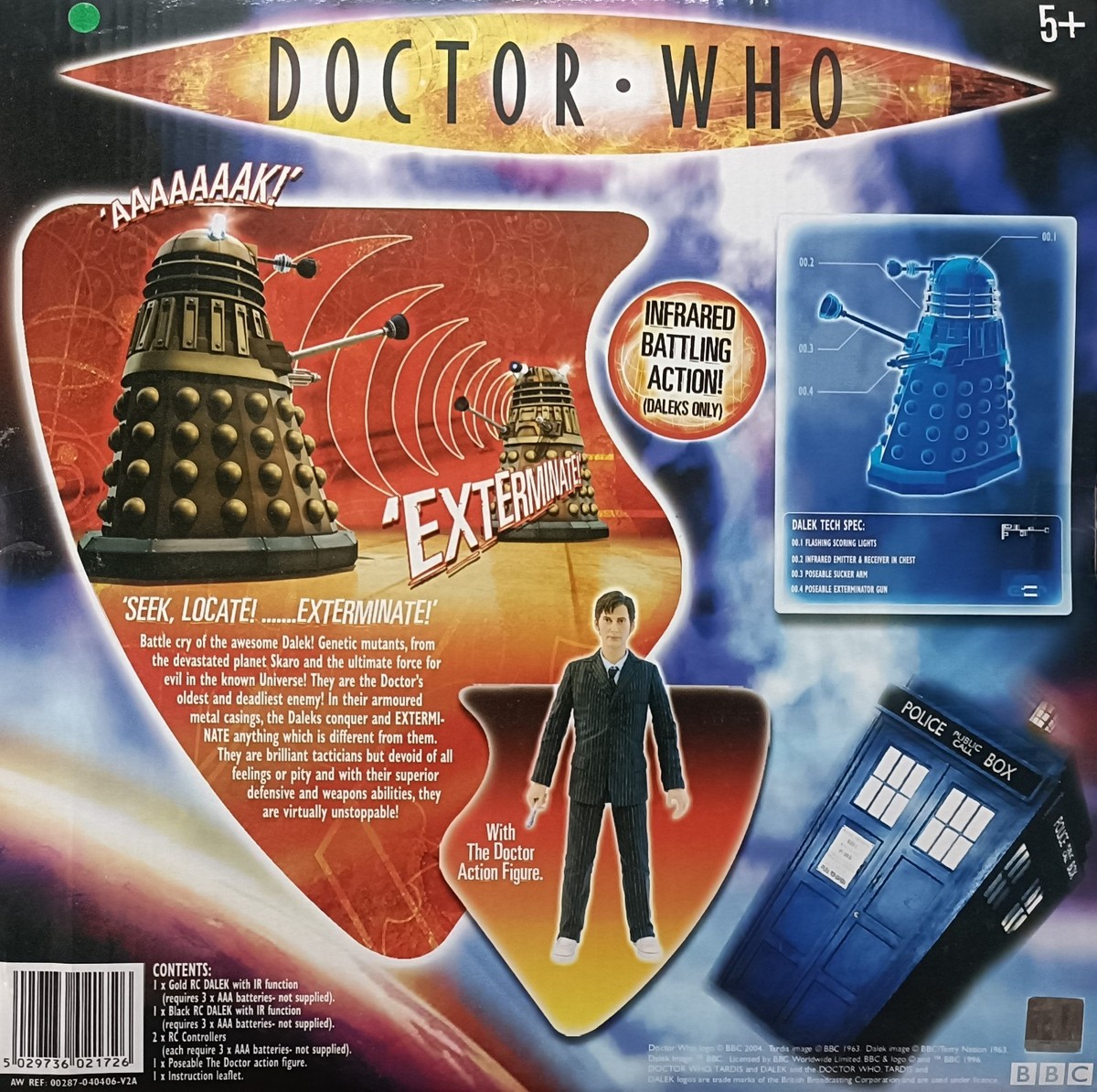 BBC Character Options Doctor Who Action Figures New Sealed