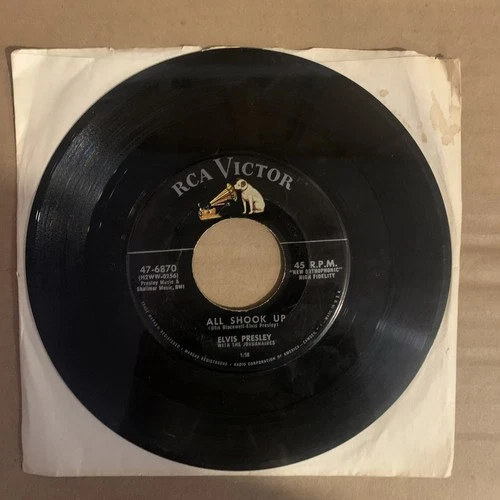 Elvis Presley, 45 rpm, VG, All Shook Up, 47-6870 (First Pressing)