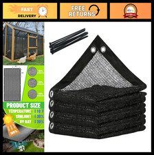 30% Black Shade Cloth 20FT x 30FT UV Resistant Mesh Tarp for Garden, Greenhouse,