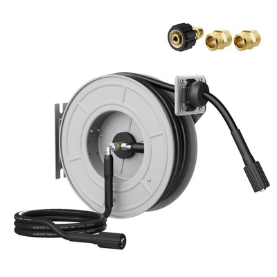 #ad Pressure Washer Hose Reel 60ft 2600 PSI Power Washer Hose Reel Pressure Was... $208.91