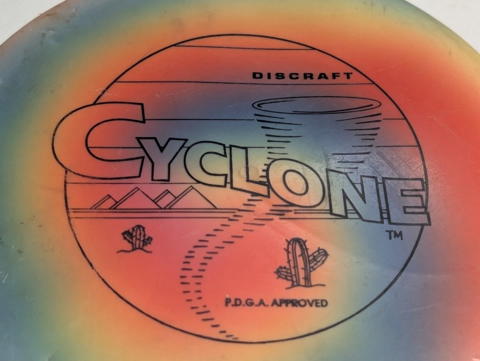 Discraft X Cyclone Midrange Disc Golf 172g PFN Walled Lake Tooling Fly Dye - Image 2 of 4