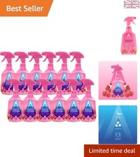 Pomegranate & Raspberry Multi-Surface Cleaner - 12 x 750ml Anti-Bacterial Spray 2.32 per litre