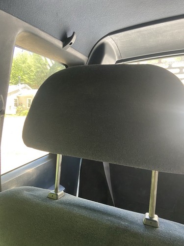 95-99 Chevy GMC C/K 1500 2500 3500 Front Seat Headrest Blue Cloth OEM - Picture 2 of 2