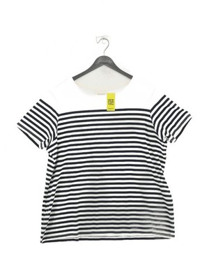 SEASALT CORNWALL Women's T-Shirt UK 22 White 100% Cotton Basic New with tags