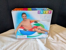 Intex Inflatable Tube Color Whirl Pool Float