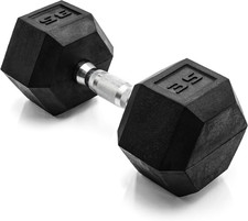 CAP Barbell Coated Hex Dumbbell Weight - Single  10-120 lbs  35 35 lb,
