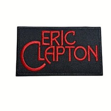 Eric Clapton Patch Iron On/Sew On Embroidered Backpack Jackets Classic Rock Logo