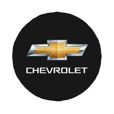 16 Inch For Chevrolet Waterproof Dust-proof Car Spare Tire Cover Black