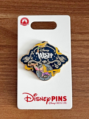 2026 Disney Cruise Line DCL The Wish Ship Rapunzel Stern Trading Pin Brand New