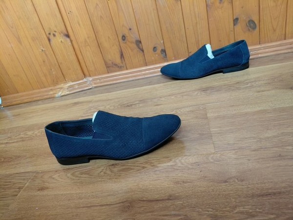 Men Carlo Pazolini Heels Navy Suede 42 #7VS5