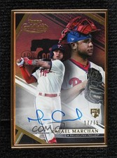 2021 Topps Gold Label Framed Auto Black 17/75 Rafael Marchan #FA-RMA Auto 10j2