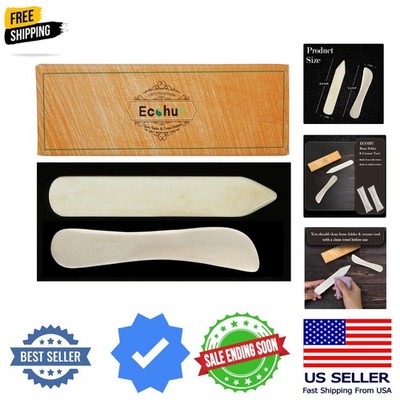 Bone Folder & Creaser Tool - 2PCS - Scoring, Folding for Origami, Paper Craft...