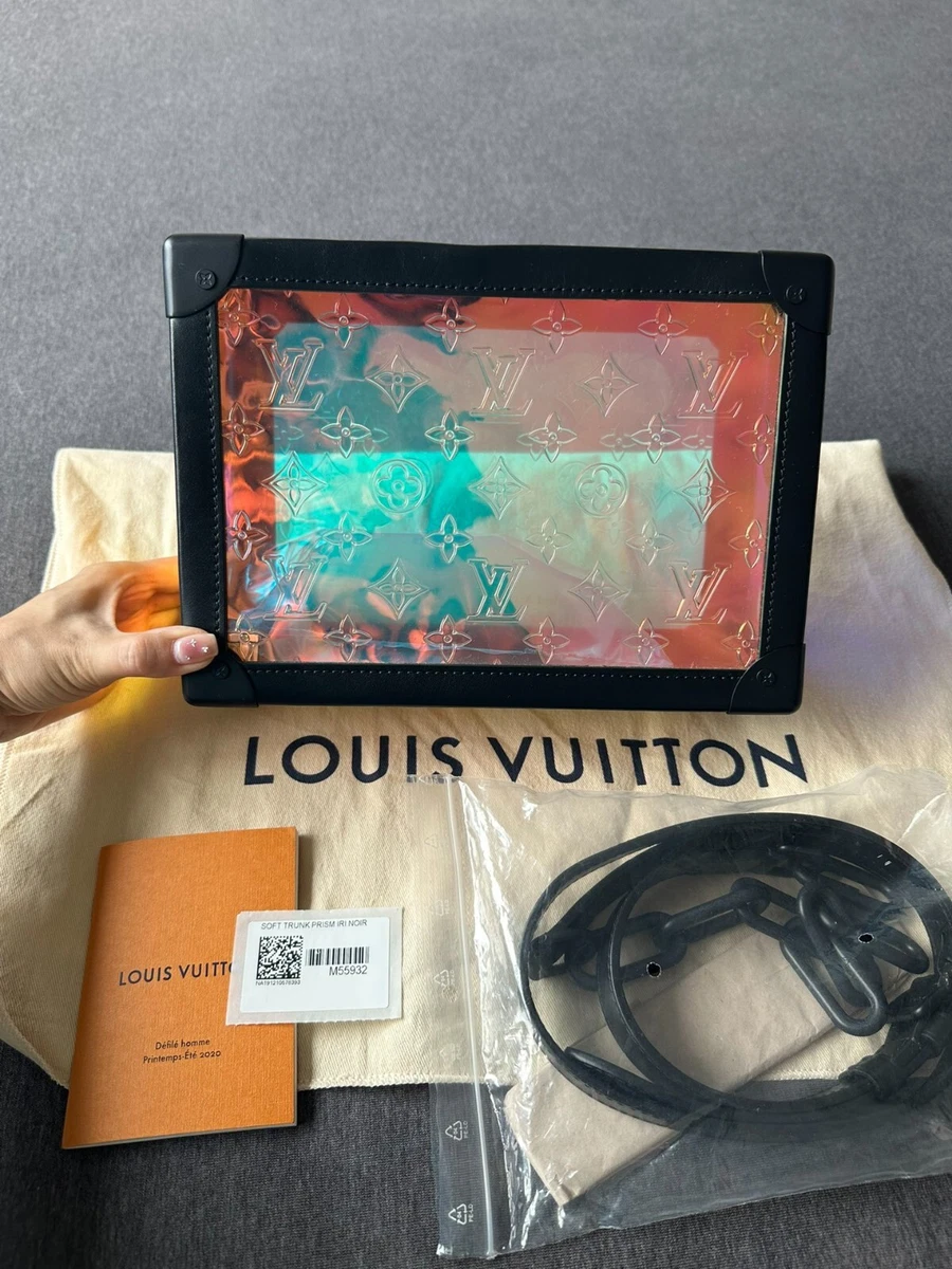 LOUIS VUITTON Monogram prism Soft Trunk Shoulder Bag PVC M55932