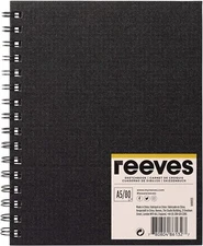 Reeves Sketchbook A5 80 Pages - Spiral Bound