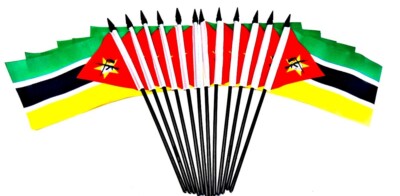 Pack of 12 4x6 inch Country Polyester Miniature Office Desk & Little Table Flags