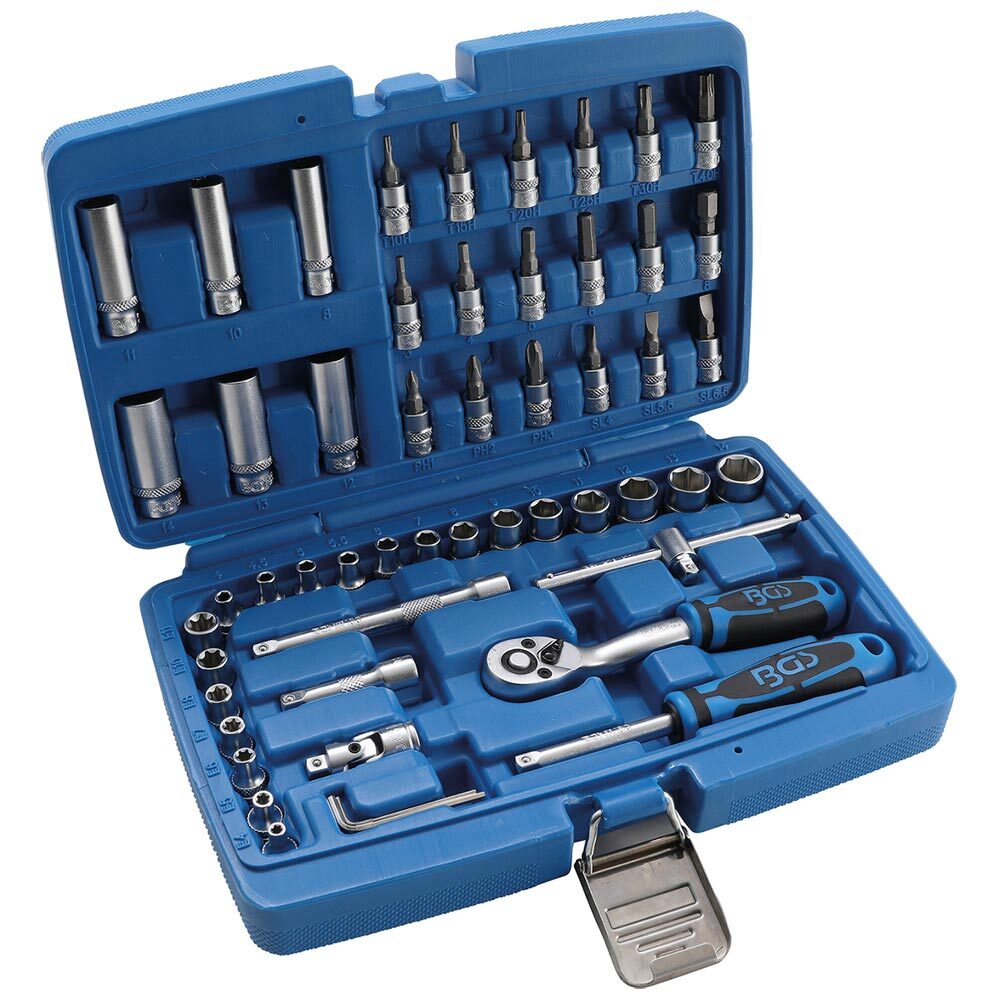 Coffret d'outils 53 pcs BGS Technic pour visser dans les zones difficiles