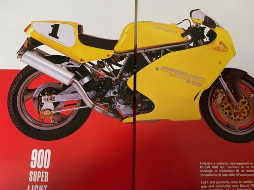 Ducati motorcycle brochure press release Supersport 900 750 600 new model - Picture 2 of 5