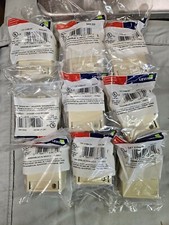 LOT OF 9 LEVITON CAT, 41089-2IP SURFACE MOUNT BOX