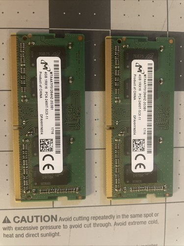 8GB RAM Kit de memória SK hynix DDR4 SDRAM 4GB 1Rx16 PC4 2400T SC0 11