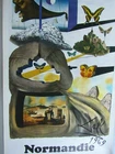 Salvador Dali Beautiful SNCF Posters / Butterfly Suite / 1969 / Normandy / 99X62cm