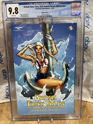 GFT 2023 ARMED FORCES APPRECIATION Navy Fire Cgc 9.8 Graded Comic New Slab