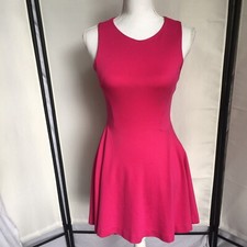 Zara Basic Evening Collection Womens Small Pink Party Dress Sleeveless E2