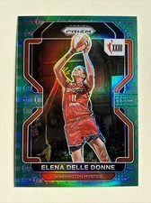 2022 Panini Prizm WNBA W25 Green Prizm #161 Elena Delle Donne Washington Mystics