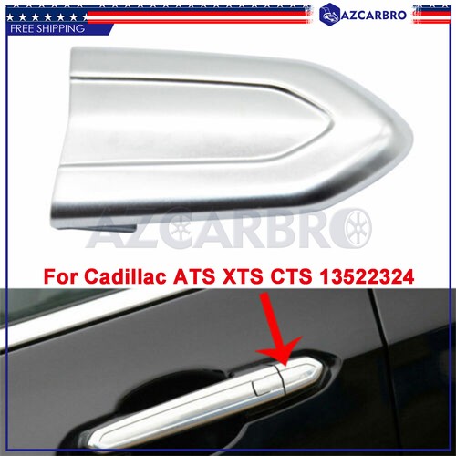 Fits For Cadillac ATS XTS CTS CT6 New Door Lock Cylinder Chrome Cover Trim Cap eBay