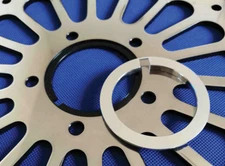 Front Brake Rotor Adaptor Ring 2.22" to 2" For Harley 58329