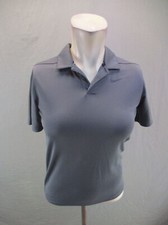 NIKE DRI-FIT GOLF Size M Boys 1/2 Button Collared Short Sleeve Polo Shirt 344