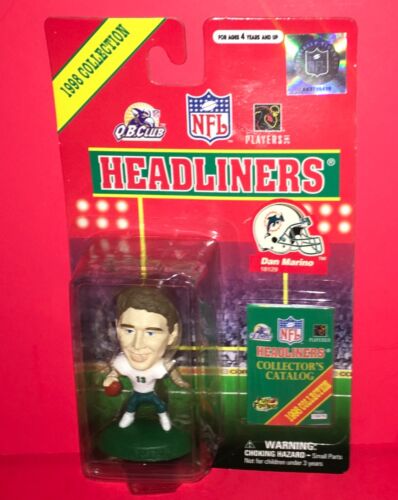 DAN MARINO / MIAMI DOLPHINS 3 INCH 1998 NFL Headliners Football Collectible NIP - Picture 1 of 2
