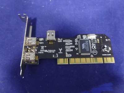 SYBA SD-LP-VT3F Firewire IEEE1394A Card Low Profile - TESTED w/ WARRANTY!!
