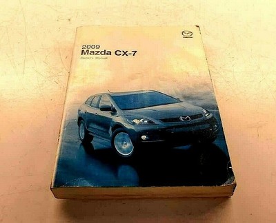 Mazda Cx 7 09 09 Used Original Owners Manual Service Book Handbook Oem Ebay