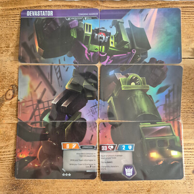 Devastator: Towering Warrior Decepticon Combiner Transformers TCG Wave 2 Se