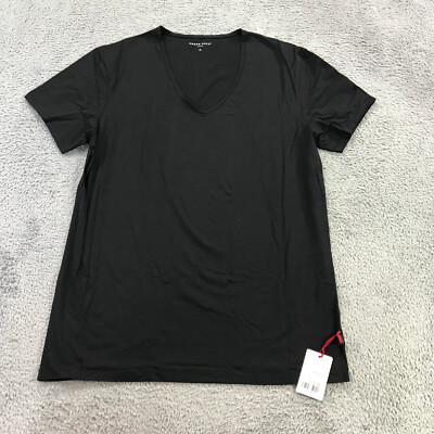 Derek Rose Shirt Mens Extra Large XL Pima Cotton JACK001 BLK Blac Jersey Resort