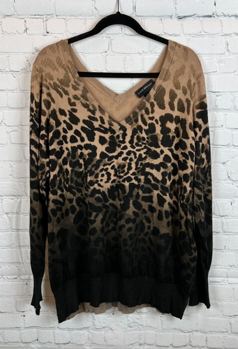 lane bryant leopard sweater