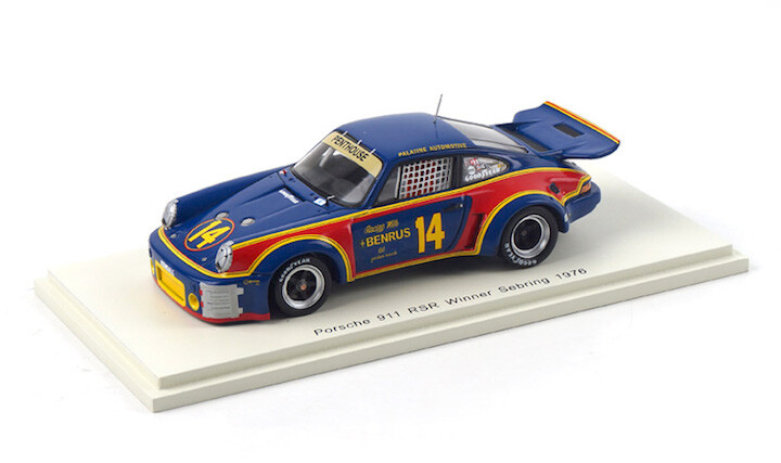 SPARK S4376 PORSCHE 911 CARRERA RSR 3.0 #14 WINNER SEBRING