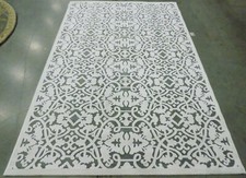 IVORY / DARK GREY 5'-3" X 7'-6" Stained Rug Reduced Price 1172580520 PARB636C-5