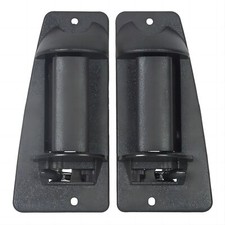 Door Handle Pair Rear Outside For 99-07 Chevy Silveradogmc Sierra Extended Cab