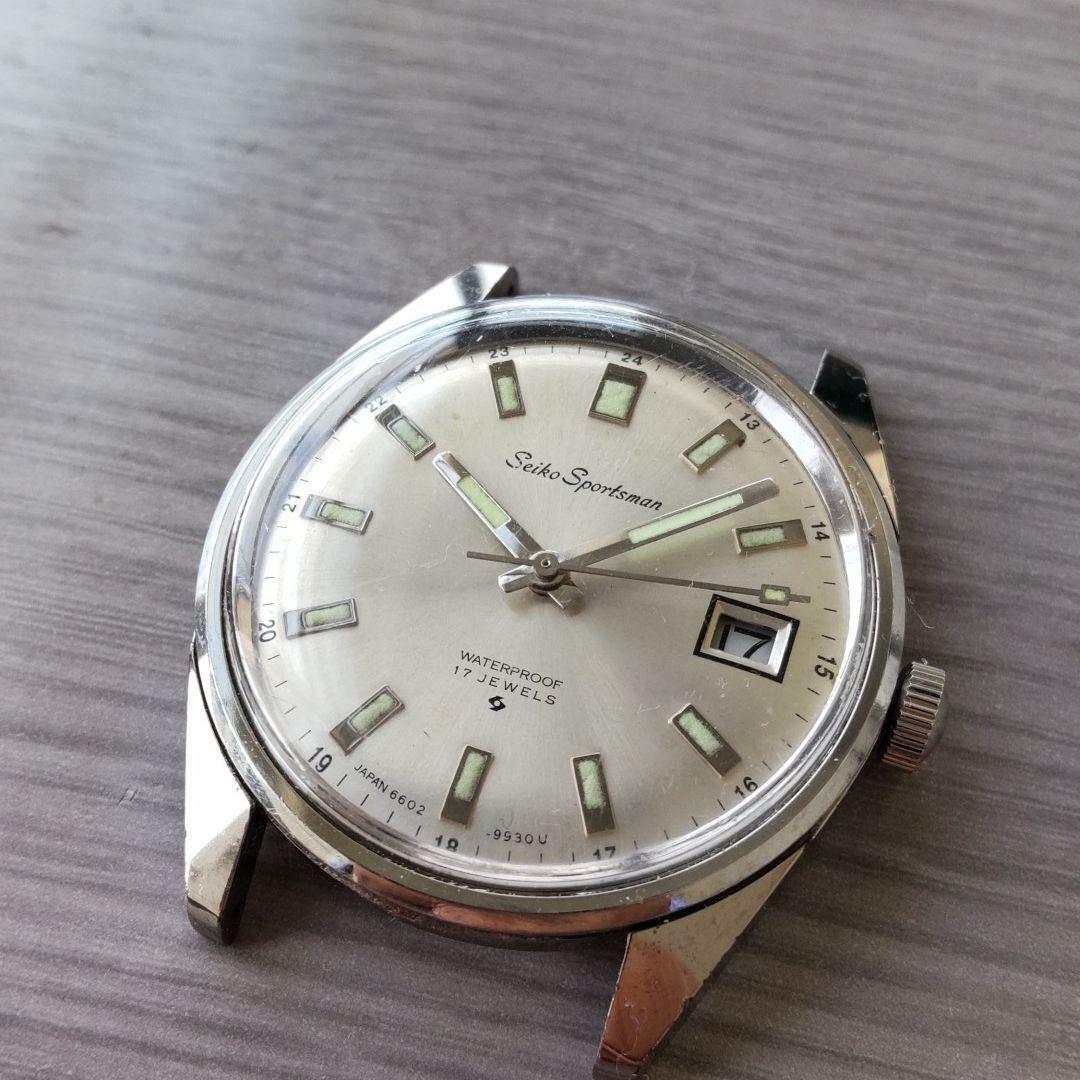Seiko Sportsman 6602-9982 Vintage 17 Jewels Manual Winding Seiko Sportsman 6602-9982 Vintage 17 Jewels Manual Winding