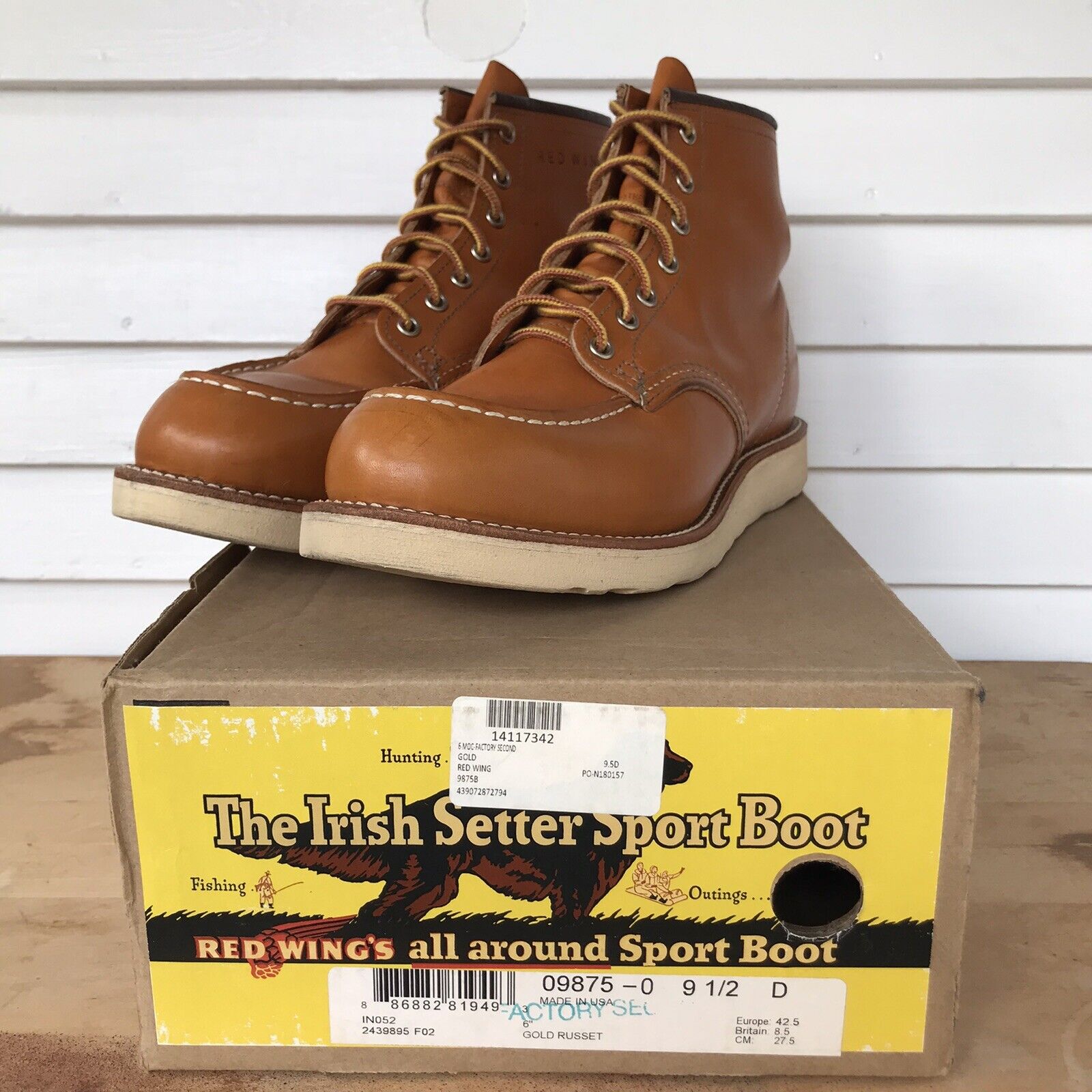 選べる2個セット Redwingアイリッシュセッター 9875 9 1/2 - 通販