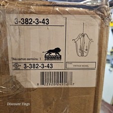 Savoy House 3-382-3-43 Kendall 3-Light Chandelier in Vintage Nickel