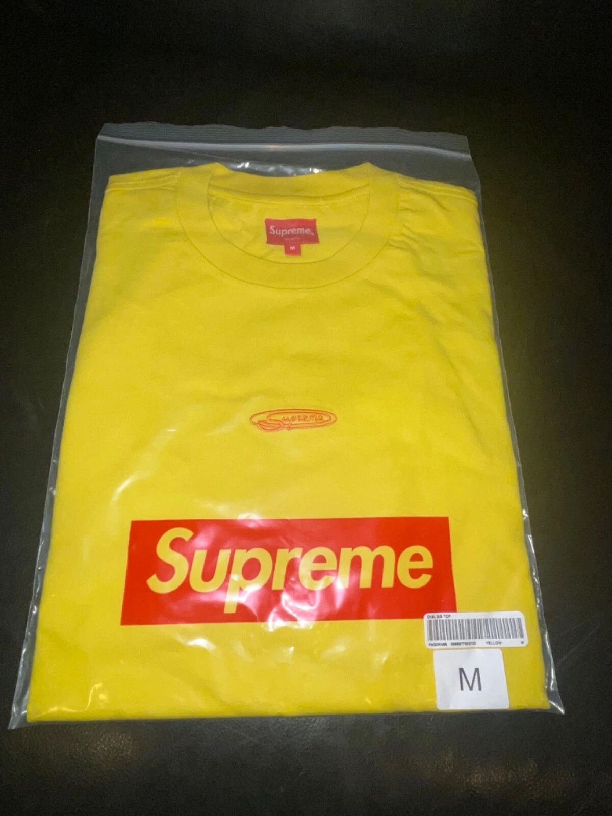 TOP OVALE SUPRÊME S/S jaune (taille M)