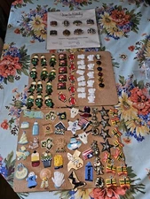 Lot Of 119 Vintage Button Covers Lot Includes Christmas/Southwest/Irish Etc