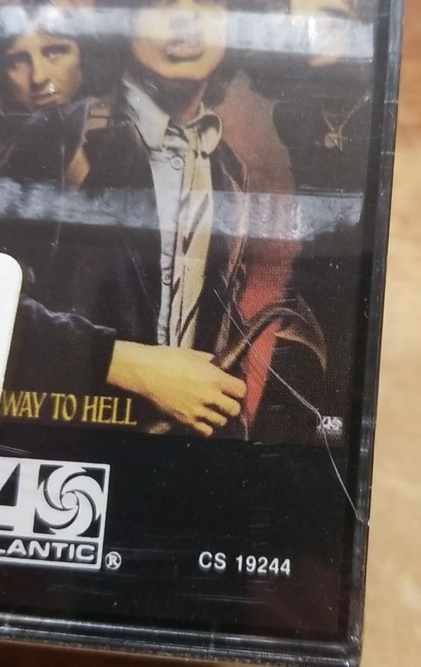 (NOS) AC/DC - HIGHWAY TO HELL Cassette 1979 Atlantic - NEW SEALED - CS 19244 - Image 2 of 4