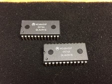 MC68A50P, Motorola Asynchronous Communications Interface Adapter DIP24 x2pcs