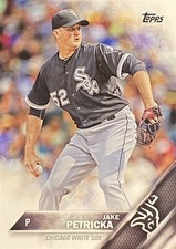 2016 Topps Series Two #663 Jake Petricka Chicago White Sox Baseball Card