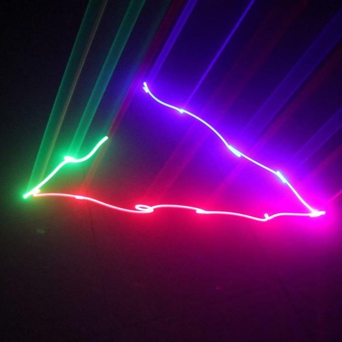 500mW RGB DMX Bunter Strahlprojektor Soundscan Laser Musik Scanner Licht Bühne - Bild 11 von 12